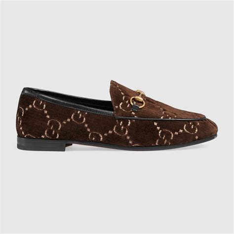 gucci velvet loafers women's.